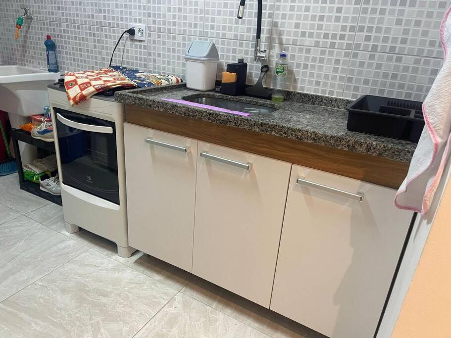 Apartamento Beira Mar - Praia Massaguacu カラグァタトゥバ エクステリア 写真
